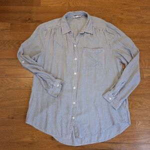 beachlunchlounge Striped Button-Down Shirt